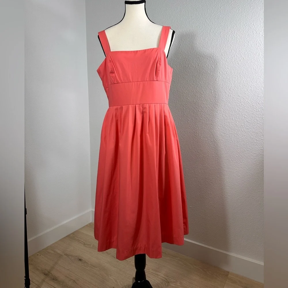 J. Crew Pink Midi Dress